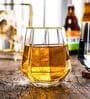 (Set of 6) Hexagon Stemless Glass Wine Glass