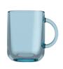 (Set of 6) Iconic 245 ml Glass Mug Turquoise