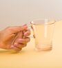 (Set of 6) Kuvars 250 ml Glass Mug Pink