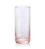 (Set of 6) Leia 310 ml Glass Long Drink Water & Juice Glass Pink