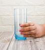(Set of 6) Leia 310 ml Glass Long Drink Water & Juice Glass Turquoise
