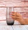 (Set of 6) Linka 500 ml Glass Water & Juice Glass Grey