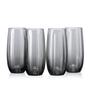 (Set of 6) Linka 500 ml Glass Water & Juice Glass Grey