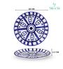 (Set of 6) Luxury Scratch & Chip Resistant Bone-Ash Free Porcelain Dinner Plate