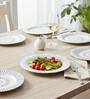 (Set of 6) Luxury Scratch & Chip Resistant Bone-Ash Free Porcelain Dinner Plate