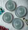 (Set of 6) Modern Farmhouse 7.3 Inch Side Plate (Saga Green)