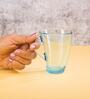 (Set of 6) Penguen 295 ml Glass Mug Turquoise