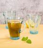 (Set of 6) Penguen 295 ml Glass Mug Turquoise