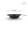 (Set of 6) Premium Scratch & Chip Resistant Porcelain Deep Plate