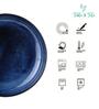 (Set of 6) Premium Scratch & Chip Resistant Porcelain Dinner Bowl