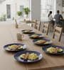 (Set of 6) Premium Scratch & Chip Resistant Porcelain Salad Plate