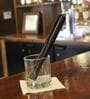 (Set of 6) PVC Bar Muddler with Tenderizer head (Black)