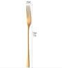 (Set of 6) Stainless Steel Fork (Gold)