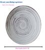(Set of 6) Twist 10.6 Inch Dinner Plate (White)