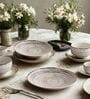 (Set of 6) Twist 10.6 Inch Dinner Plate (White)