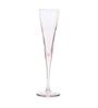 (Set of 6) V-Line 150 ml Glass Champagne Flute Pink
