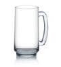 (Set of 6) Viva 357 ml Glass Beer Mug Transparent