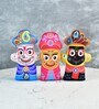 Stitched Cotton Jagannath Trio Showpiece