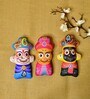 Stitched Cotton Jagannath Trio Showpiece