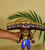 Stitched Cotton Ravan Showpiece
