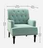 Tufted chair In Blue Colour (Set Of 2) Tufted chair In Blue Colour (Set Of 2)