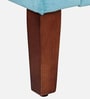 Tufted Velvet Fabric Storage Recamier In Teal Blue Colour Tufted Velvet Fabric Storage Recamier In Teal Blue Colour
