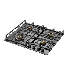 glen 4 burner glass cooktop 1049 gt forged brass burner