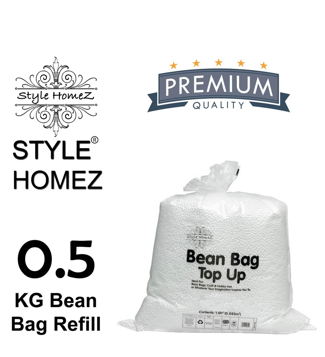 bean bag refill 5kg