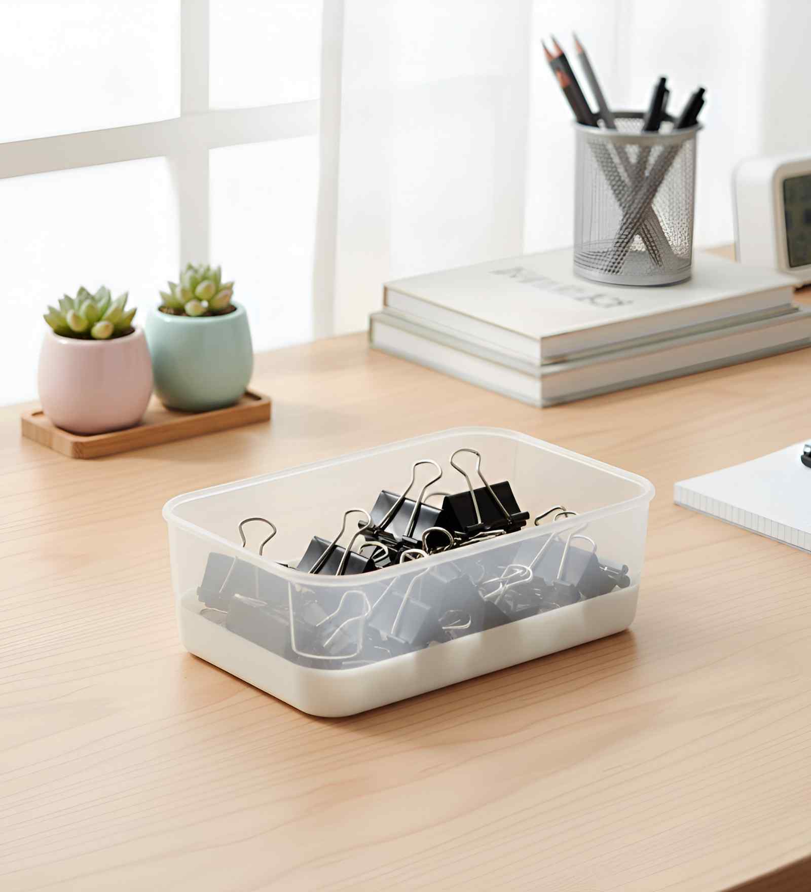 0.50L Modular Polypropylene Utility Container with Rounded Corners & Smooth Edges