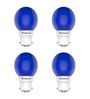 0.5 W Round B22 Night Bulb (Blue, Pack of 4)