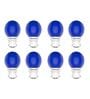 0.5 W Round B22 Night Bulb (Blue, Pack of 8)