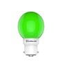 0.5 W Round B22 Night Bulb (Green, Pack of 10)