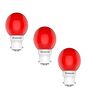 0.5 W Round B22 Night Bulb (Red, Pack of 3)