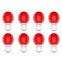 0.5 W Round B22 Night Bulb (Red, Pack of 8)