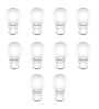 0.5 W Round B22 Night Bulb (White, Pack of 10)
