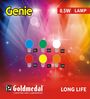 0.5 W Round B22 Night Bulb (Yellow, Pack of 10)