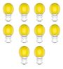 0.5 W Round B22 Night Bulb (Yellow, Pack of 10)