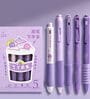 Ice Cream Theme Gel Pens Soft Grip Set of 5 Blue Ink (0.5mm)