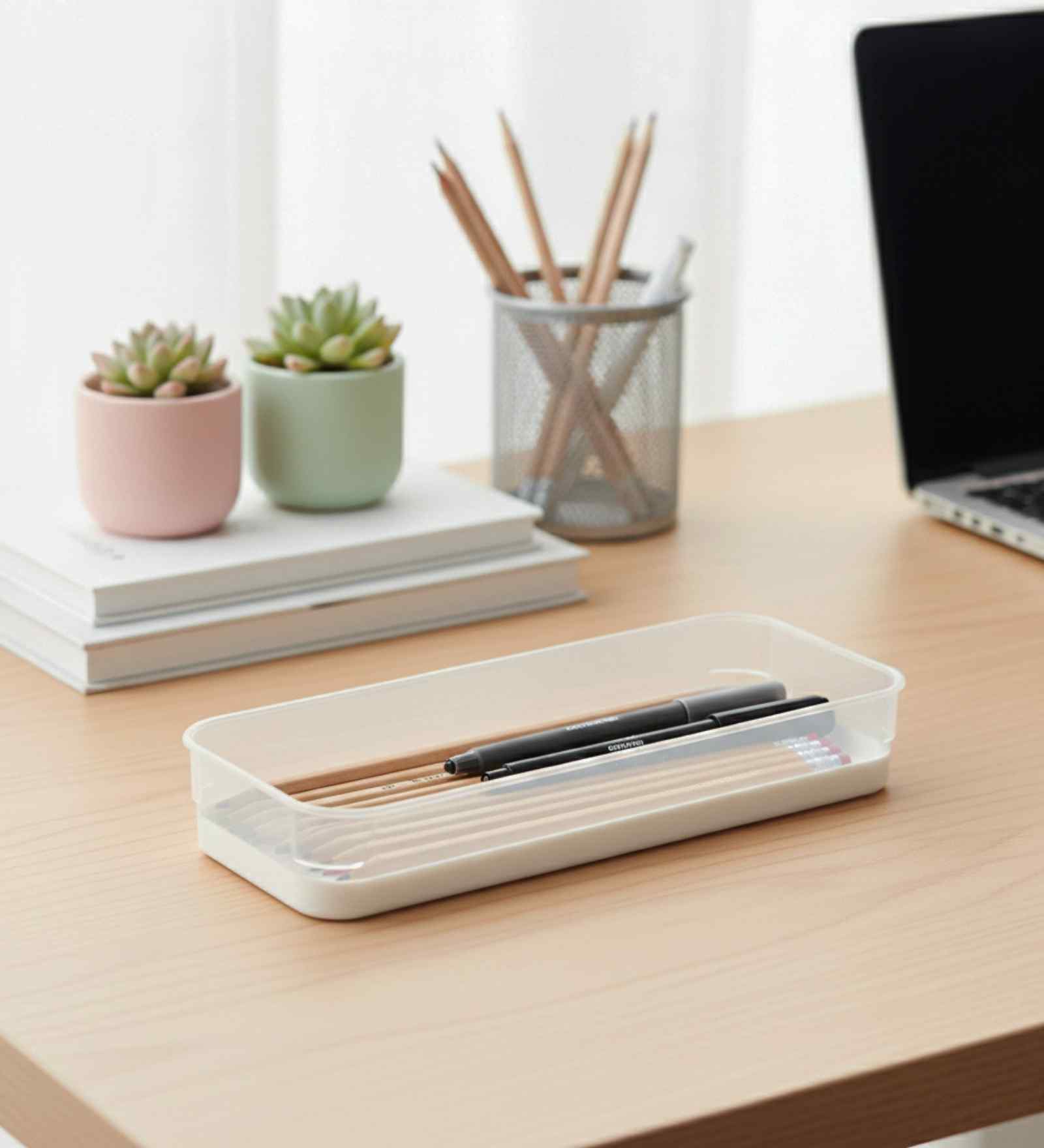 1.07L Modular Polypropylene Utility Container with Rounded Corners & Smooth Edges