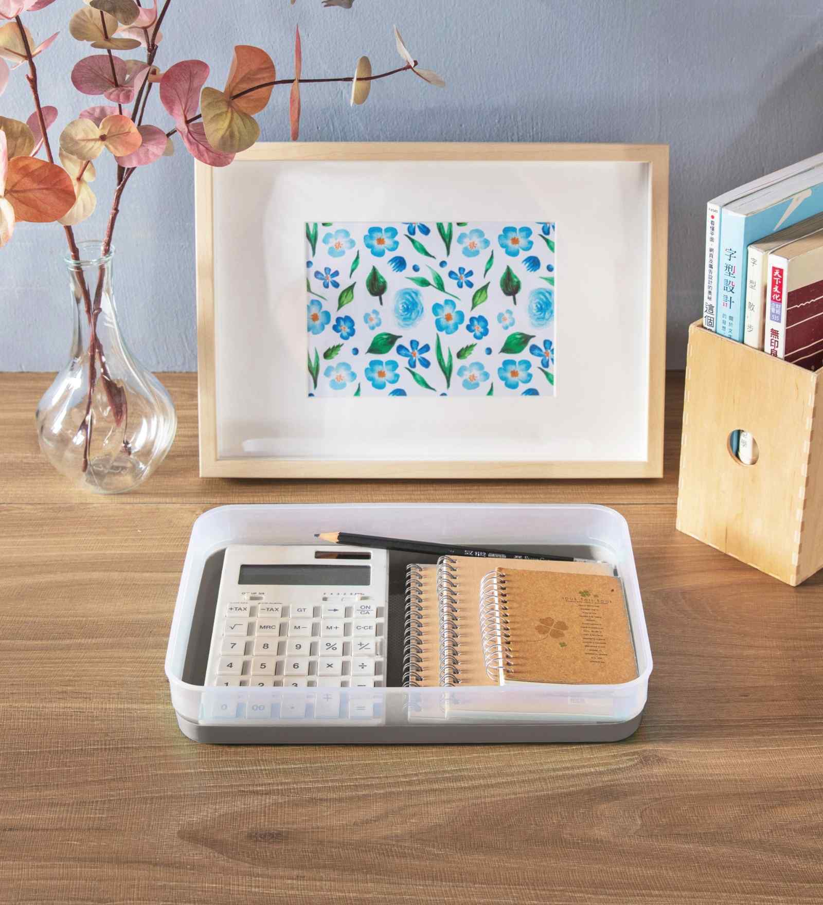 1.07L Modular Polypropylene Utility Container with Rounded Corners & Smooth Edges