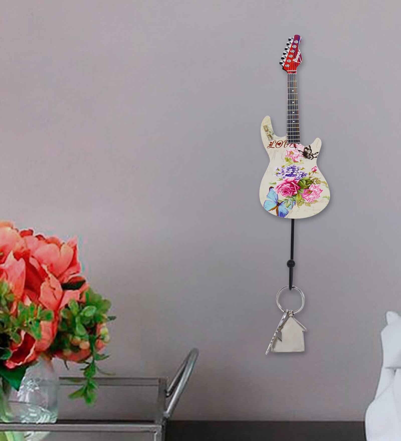 1 Hook Guitar Wooden Hanger