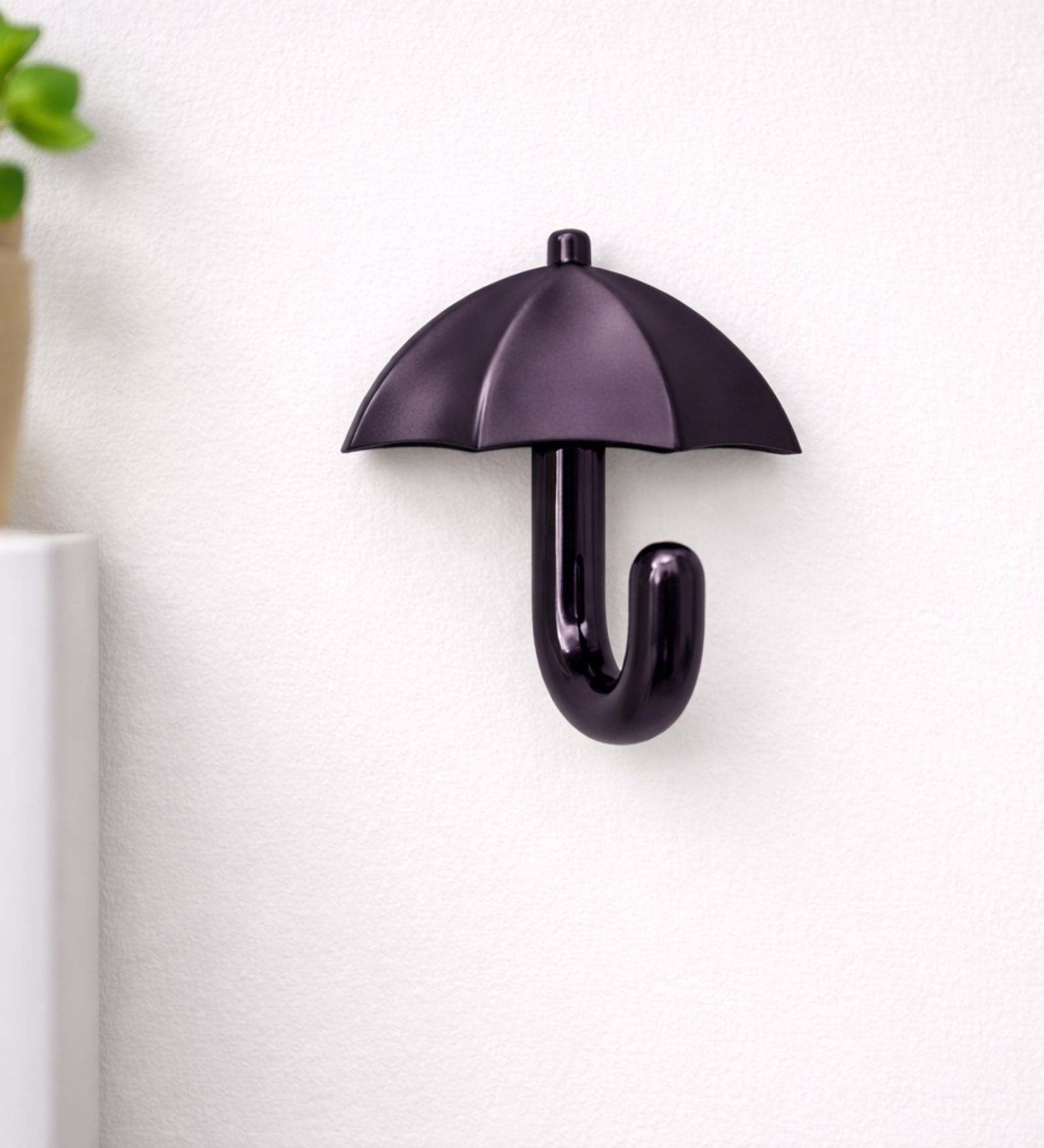 1 Pc Purple Metal Umbrella Wall Hook