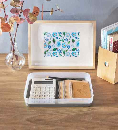 1.07L Modular Polypropylene Utility Container with Rounded Corners & Smooth Edges