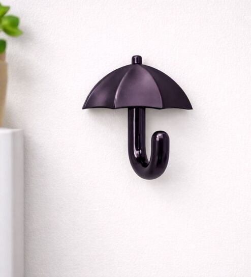 1 Pc Purple Metal Umbrella Wall Hook