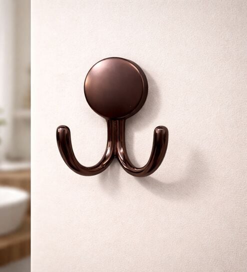 1 Pc Rose Gold Metal Round Wall Hook