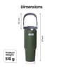 1.2 Ltrs Ice Flow Stainless Steel Vaccum Tumbler (Green)