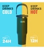 1.2 Ltrs Ice Flow Stainless Steel Vaccum Tumbler (Green)
