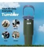 1.2 Ltrs Ice Flow Stainless Steel Vaccum Tumbler (Green)