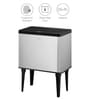 1.5 Litre Pink Stainless Steel Dustbin