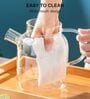 1.8 Litre Glass Water Jug with Lid   Hot/Cold Pitcher, Ice Tea, Milk, Juice Carafe (Transparent)